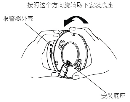 JTWJ-BD-5630/B獨(dú)立式感溫火災(zāi)探測(cè)報(bào)警器拆卸的方法
